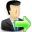go, male, user icon