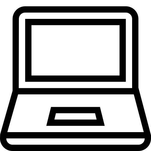 Laptop svg vector icon