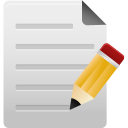 edit, file icon