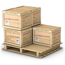 boxes, consol, palet icon