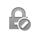 lock,cancel icon
