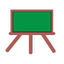board, green board, homework, school svg vector icon