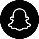 communication, feed, media, message, news, snapchat, social svg vector icon