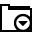 folder,sans,down,descend,download,fall,decrease,descending icon