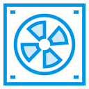 accessories, air, blower, database, hardware, professional, server svg vector icon