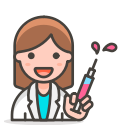 2, health, woman, worker svg vector icon