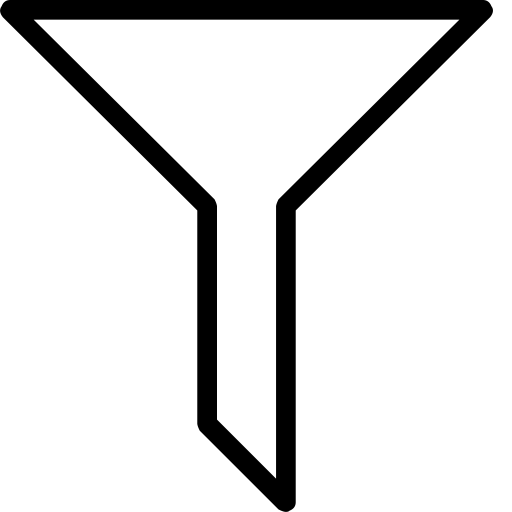 Funnel svg vector icon