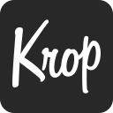 krop svg vector icon