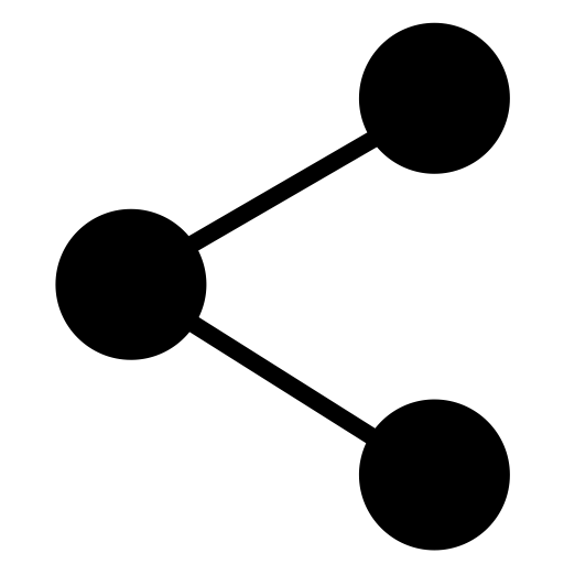 Sharing Solid svg vector icon