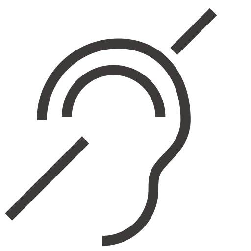 Hard Of Hearing svg vector icon