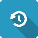 blue, history, shadow svg vector icon
