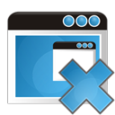 close, remove, window icon