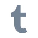 tumblr svg vector icon