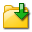 down, download, downloads, folder icon