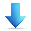 arrow,down,descend,download,fall,decrease,descending icon