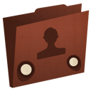 folder, user icon