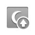 red,crescent,crescent up,up icon