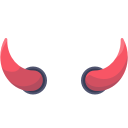 devil, evil, hat, horns, layer, photo svg vector icon