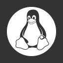 linux, os, penguin, tux svg vector icon