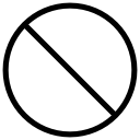 applicable, forbid, na, not, prohibit svg vector icon