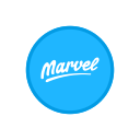 brand, logo, marvel, set, social, square svg vector icon