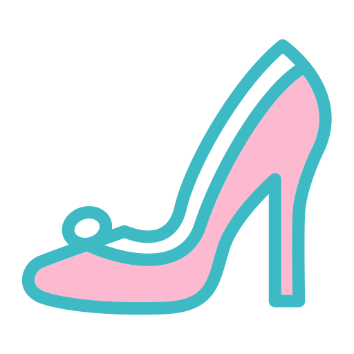 High Heeled Shoes svg vector icon
