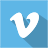 social,media,flat,shadow,set,vimeo icon