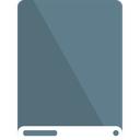 bg, drive, white icon