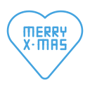 christmas, favourite, heart, love, merry svg vector icon