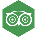 advisor, hexagon, media, social, trip svg vector icon