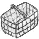 basket, empty icon