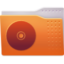 cd, folder, images icon