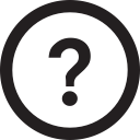 circle, question svg vector icon