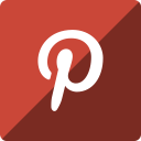 gloss, media, pinterest, social, square svg vector icon