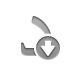 currency,sign,dinar,down icon
