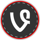 media, online, social, vine svg vector icon