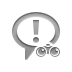 chat,exclamation,binoculars icon