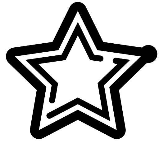 Star svg vector icon