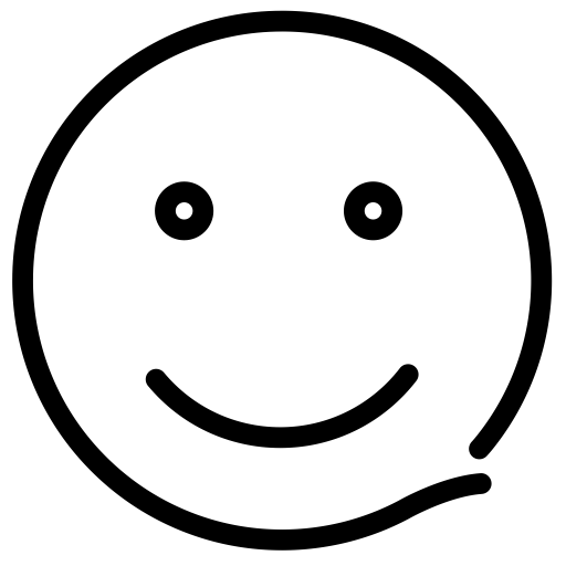 Happy svg vector icon