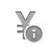currency,sign,yen,info icon
