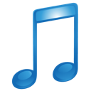 blue, itunes, music, sound icon