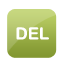 delete,key,del,remove,password icon