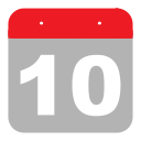 calendar, event, hovytech, one, schedule, ten, zero svg vector icon
