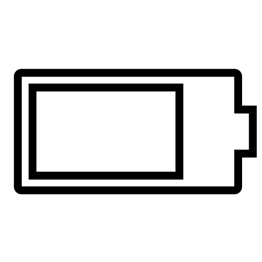 Battery Three Quarters svg vector icon