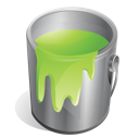 green, paint icon