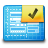 sticky,blue print icon