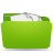 folder,green,stuffed icon