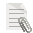 document,attachment icon