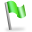flag,green icon