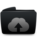 folder, upload, web icon